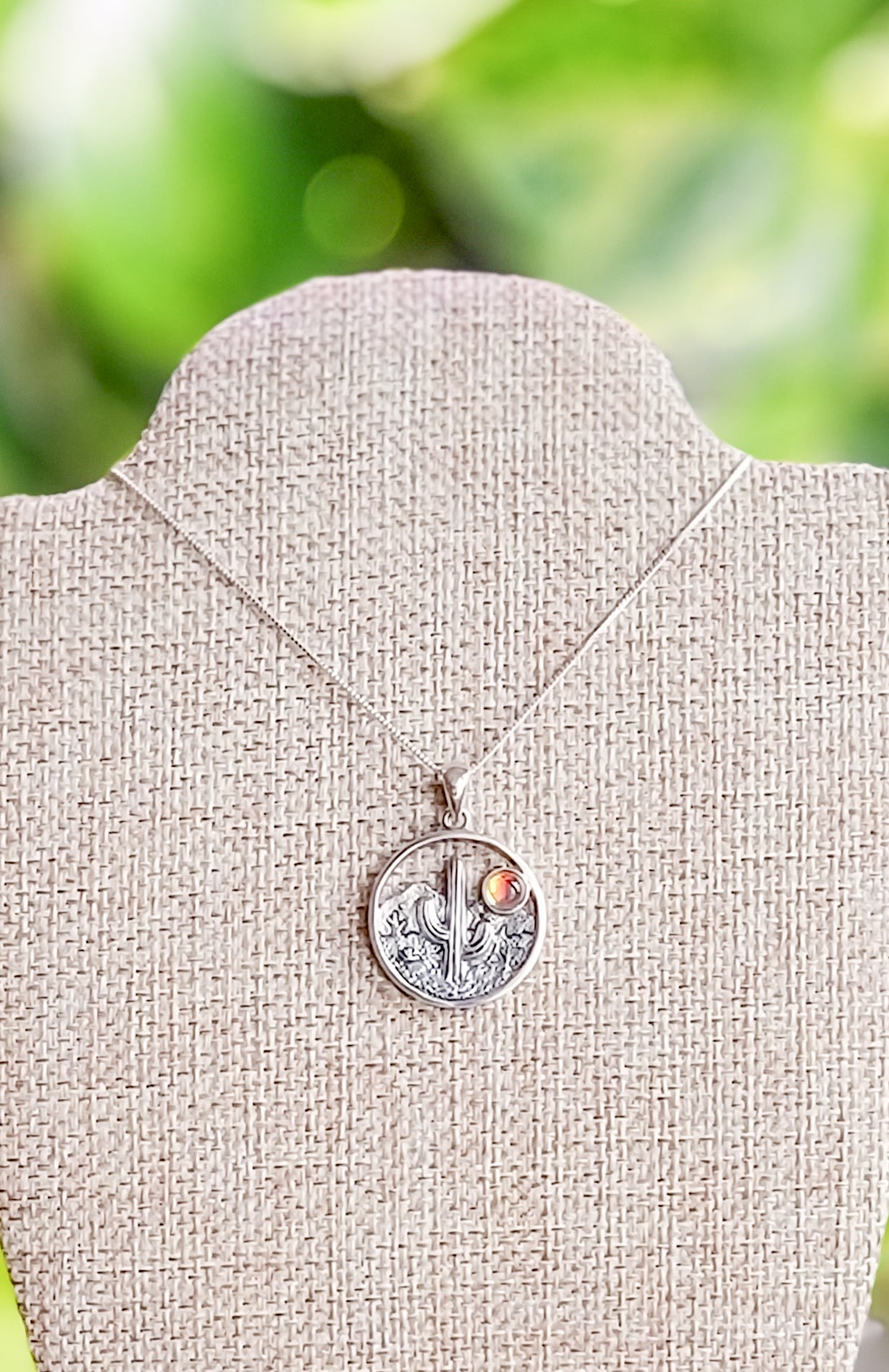 Saguaro Cactus Necklace