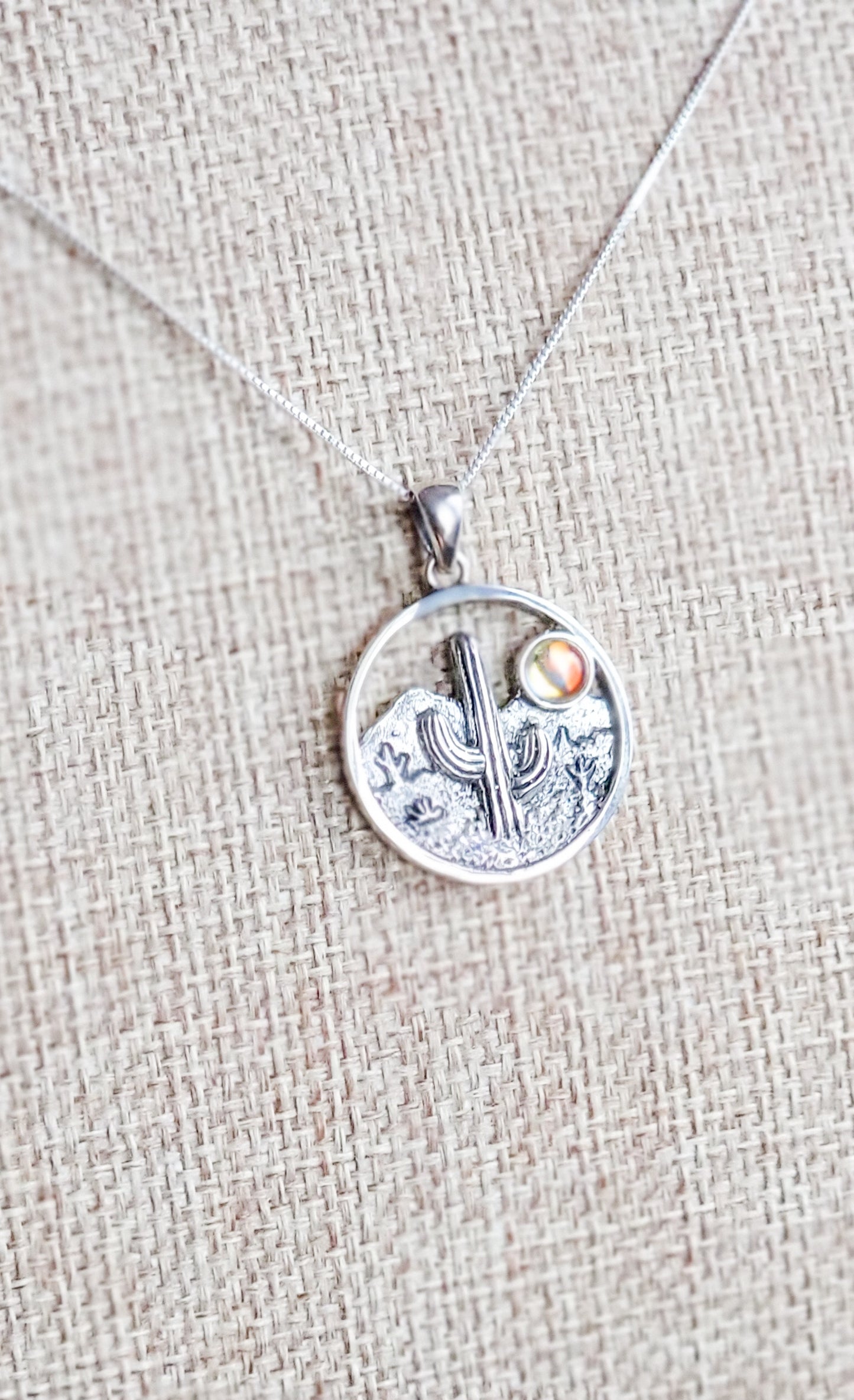 Saguaro Cactus Necklace