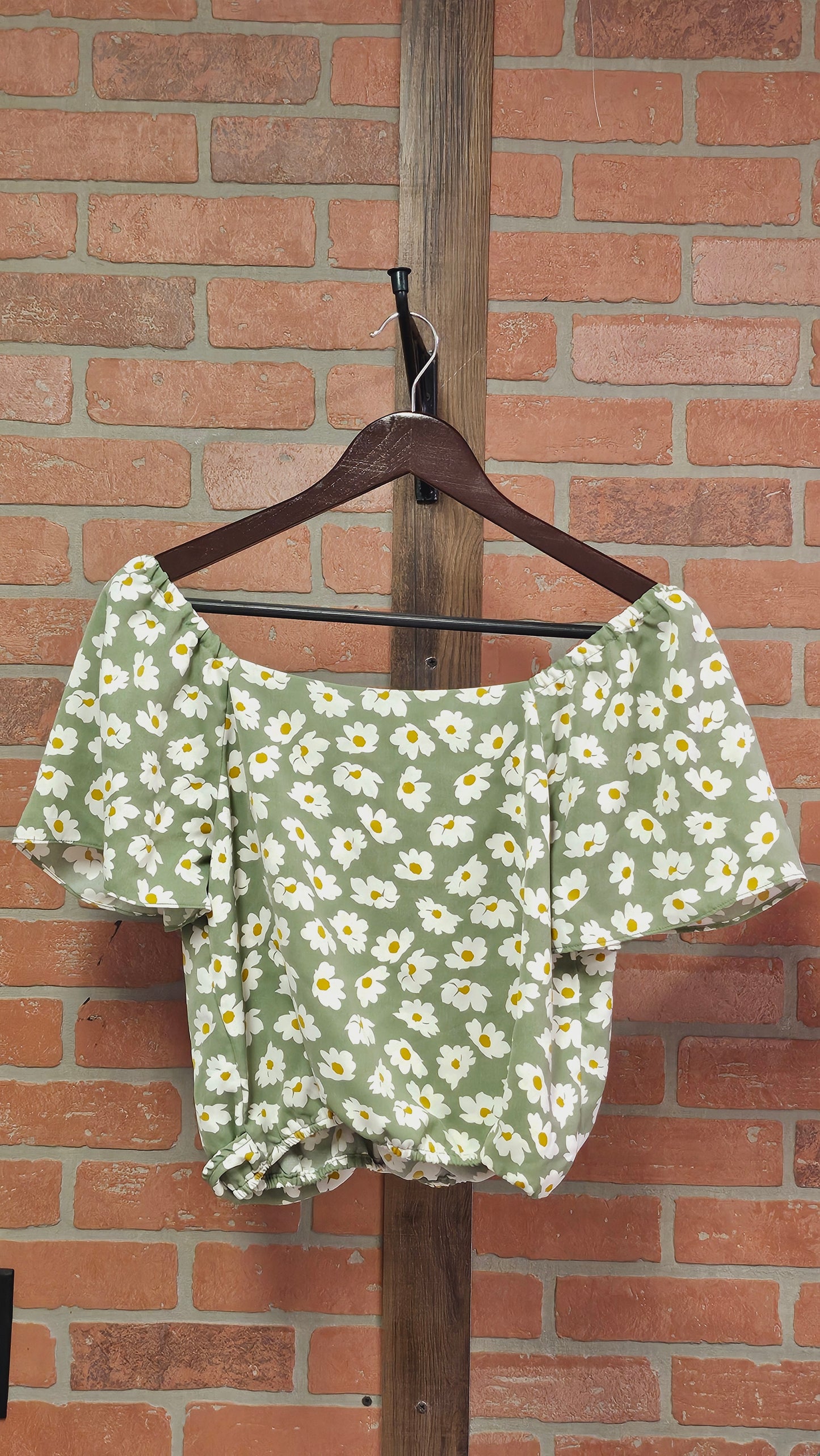 Lush Green Floral Top