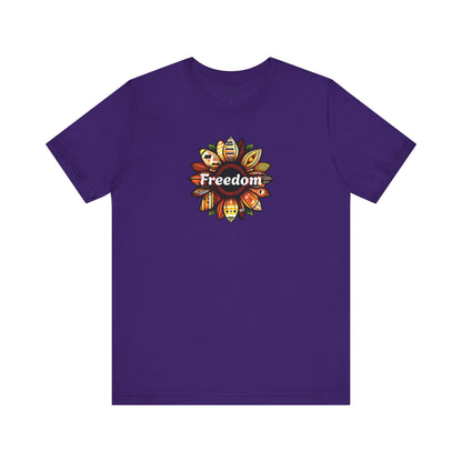 Freedom Unisex Short Sleeve Tee - Celebrate Independence and Self-Expression