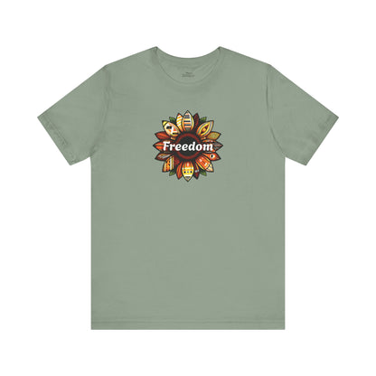 Freedom Unisex Short Sleeve Tee - Celebrate Independence and Self-Expression