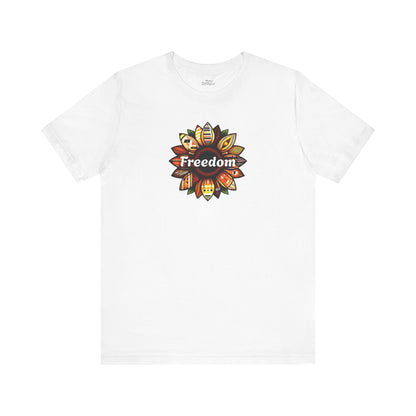 Freedom Unisex Short Sleeve Tee - Celebrate Independence and Self-Expression