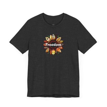 Freedom Unisex Short Sleeve Tee - Celebrate Independence and Self-Expression