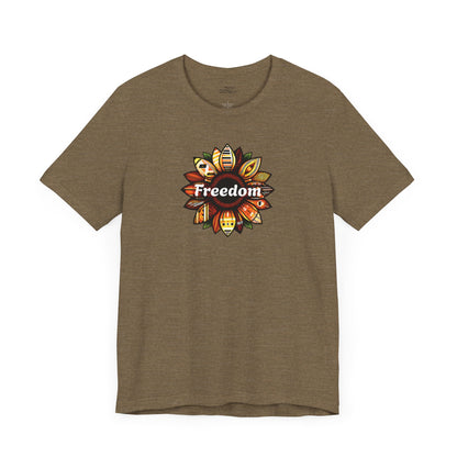 Freedom Unisex Short Sleeve Tee - Celebrate Independence and Self-Expression