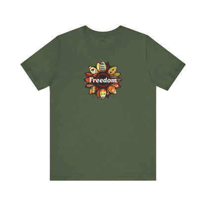 Freedom Unisex Short Sleeve Tee - Celebrate Independence and Self-Expression