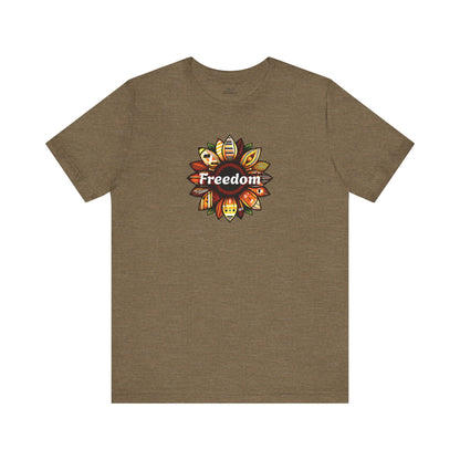 Freedom Unisex Short Sleeve Tee - Celebrate Independence and Self-Expression